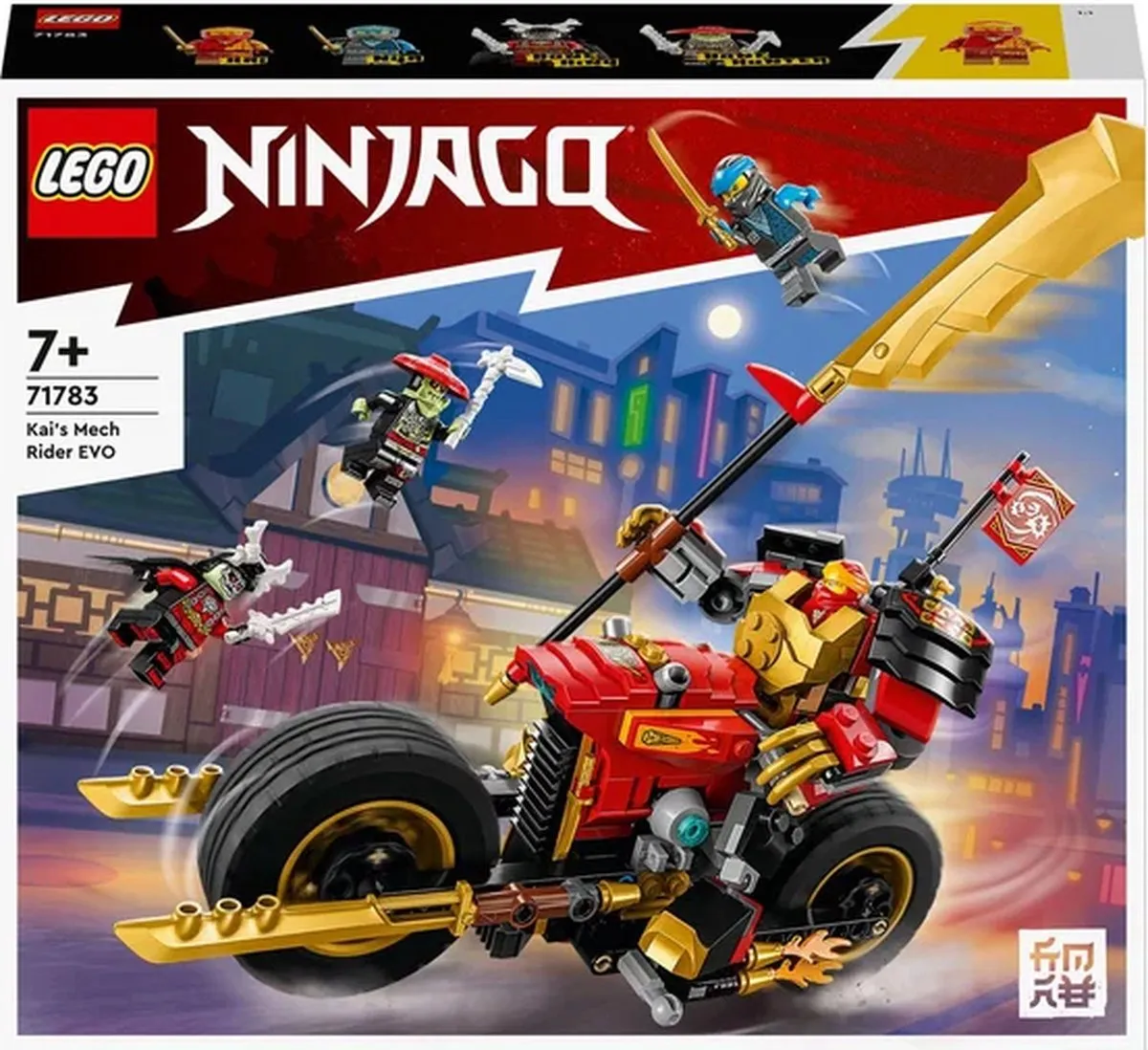 LEGO Ninjago Kai’s Mech Rider EVO Bouwset 71783 - Meerkleurig - afbeelding 6 van 6