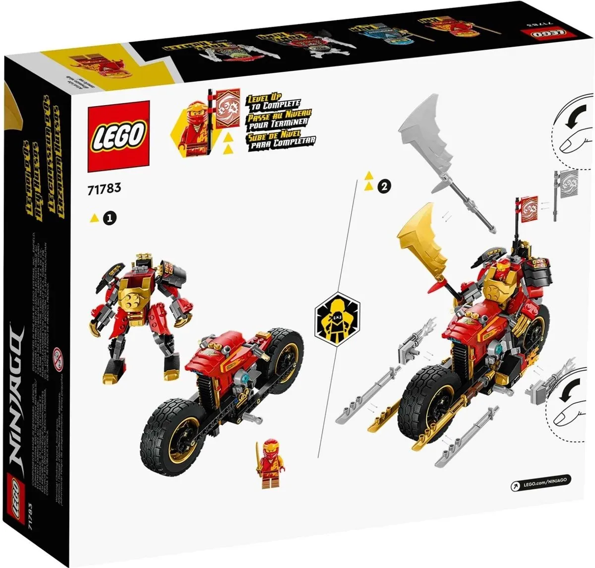 LEGO Ninjago Kai’s Mech Rider EVO Bouwset 71783 - Meerkleurig
