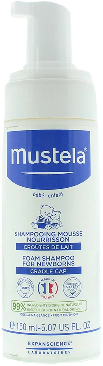 Mustela Foam Shampoo voor Pasgeborenen 150ml