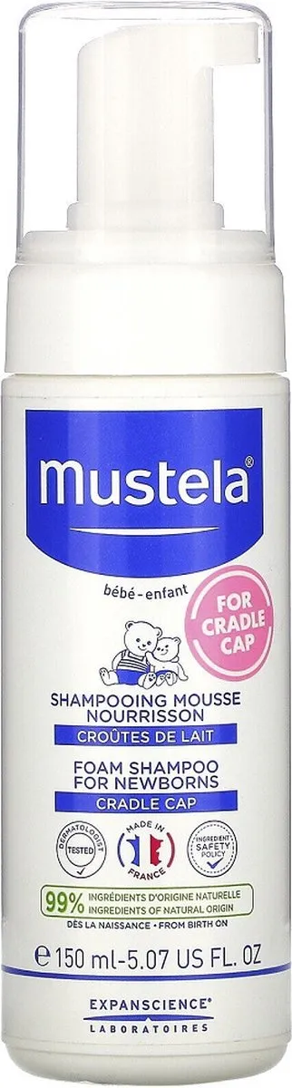 Mustela Foam Shampoo voor Pasgeborenen 150ml