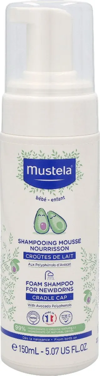Mustela Foam Shampoo voor Pasgeborenen 150ml