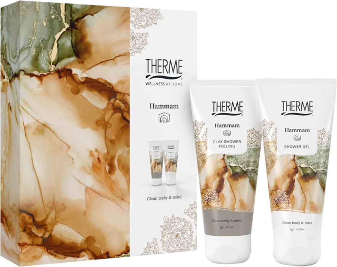 Therme Hammam Shower Treatment Gift Set - Douchegel & Scrub 400ml