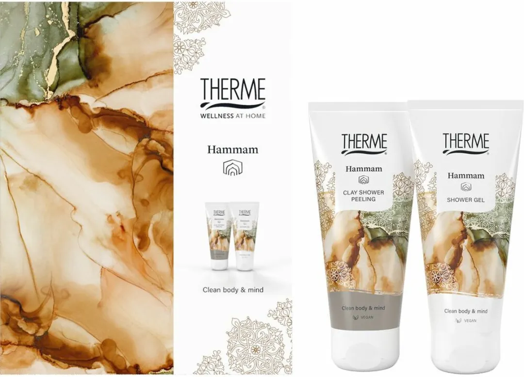 Therme Hammam Shower Treatment Gift Set - Douchegel & Scrub 400ml