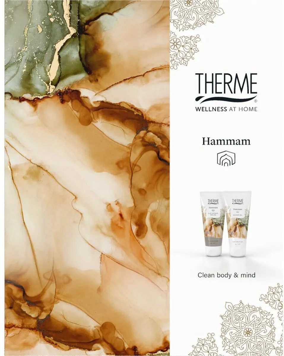 Therme Hammam Shower Treatment Gift Set - Douchegel & Scrub 400ml - afbeelding 6 van 6