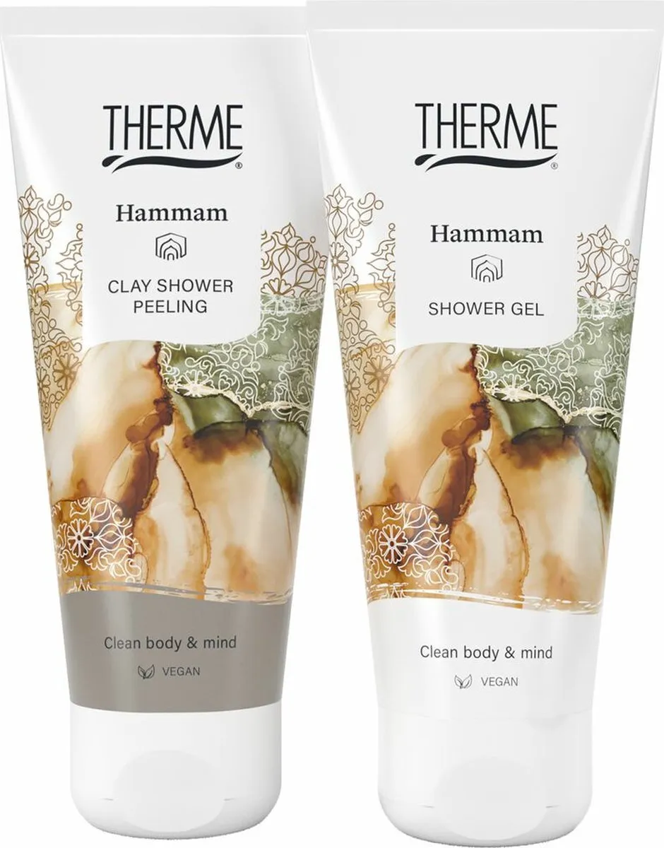 Therme Hammam Shower Treatment Gift Set - Douchegel & Scrub 400ml