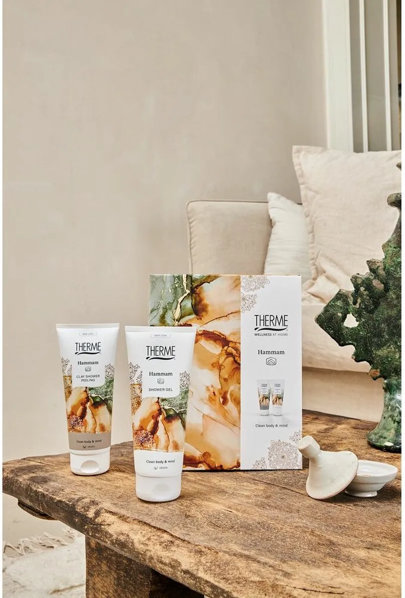 Therme Hammam Shower Treatment Gift Set - Douchegel & Scrub 400ml