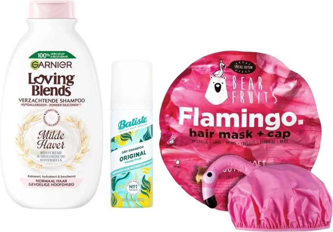 Garnier Loving Blends Flamingo Haarverzorging Set