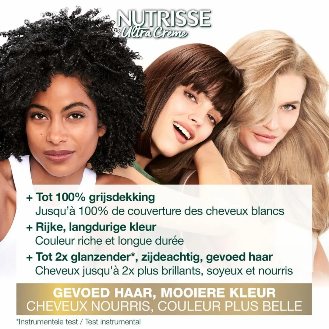 Garnier Nutrisse Ultra Crème 6 Natuurlijk Donkerblond Haarkleuring 824ml