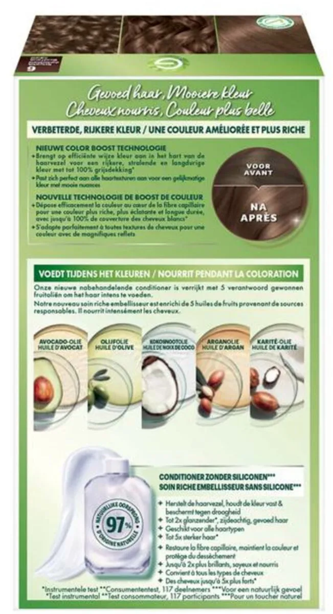 Garnier Nutrisse Ultra Crème 6 Natuurlijk Donkerblond Haarkleuring 824ml