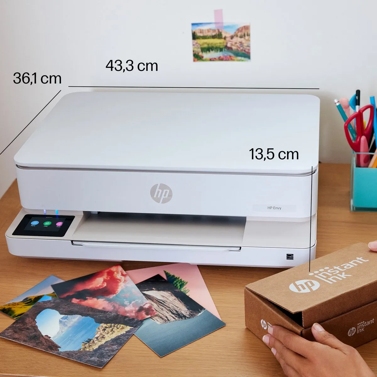 HP ENVY 6132e All-in-One Printer - 100 Vel - 25 ppm - Wit