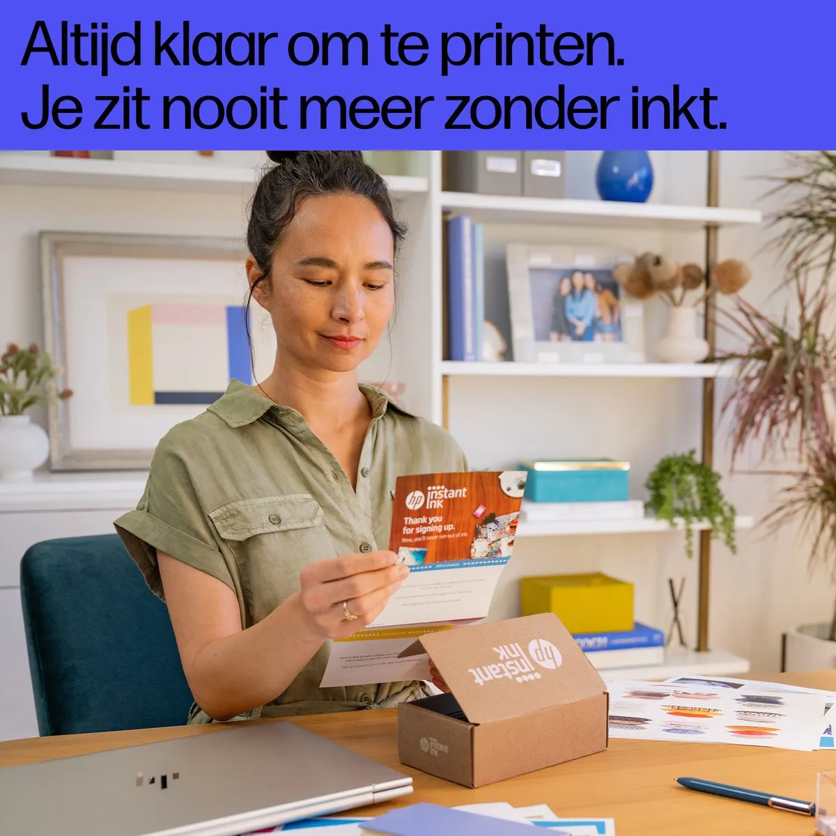 HP OfficeJet Pro 8124e 405U7B All-in-One Printer - Wit - afbeelding 6 van 6
