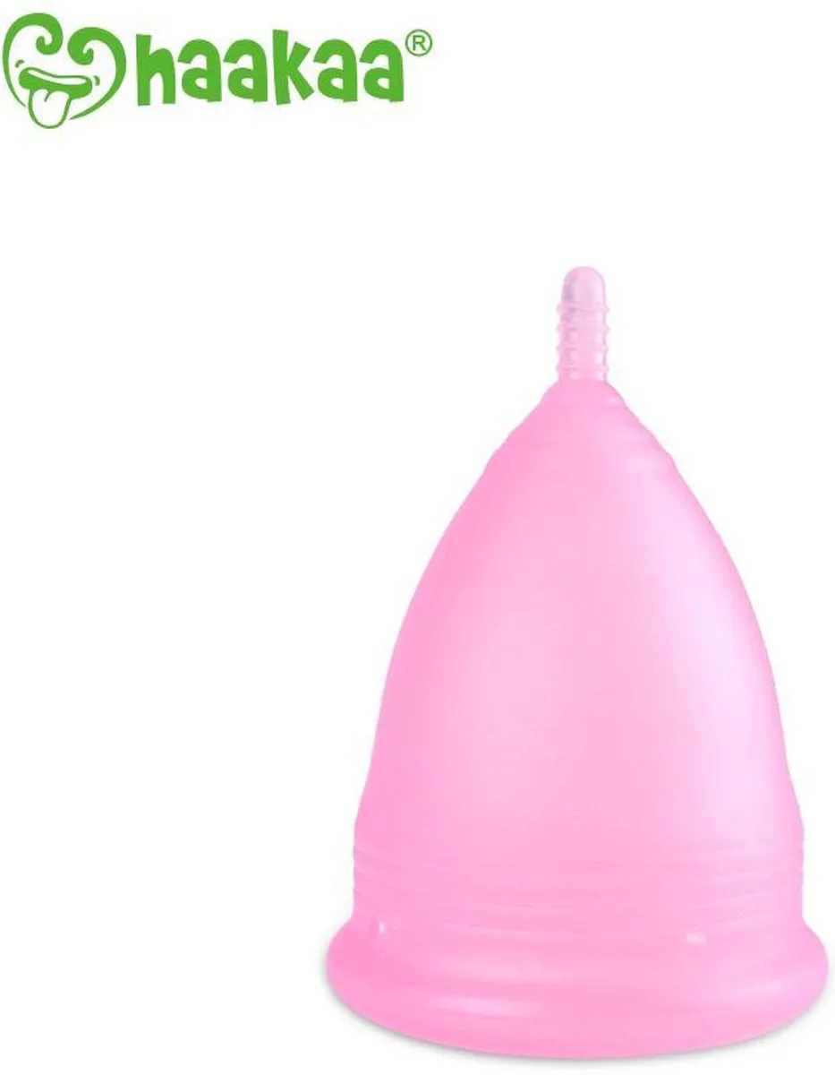 Haakaa | Menstruatie cup | Flow Cup | Roze | 25 ml | Maat S