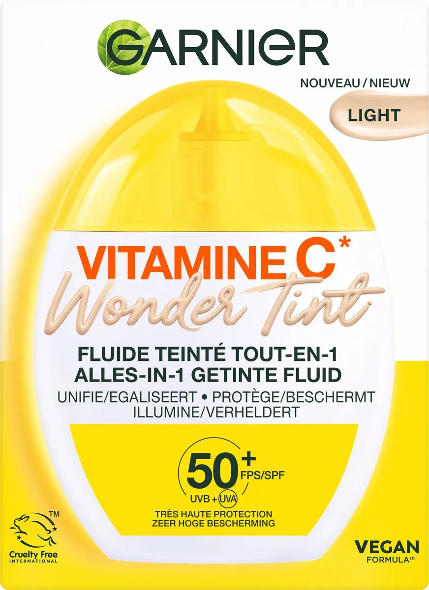 Garnier Vitamine C Wonder Tint SPF 50+ Gezichtcrème 40ml