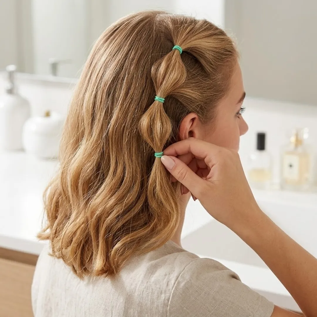 NuveX Mini Haar Elastiekjes Groen - 1000 Stuks