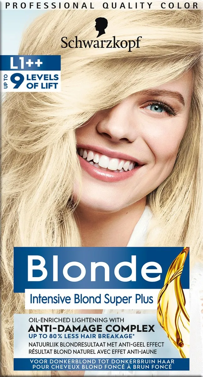 Schwarzkopf Blonde L1++ Intensive Blonde Super Plus Haarverf - 627ml