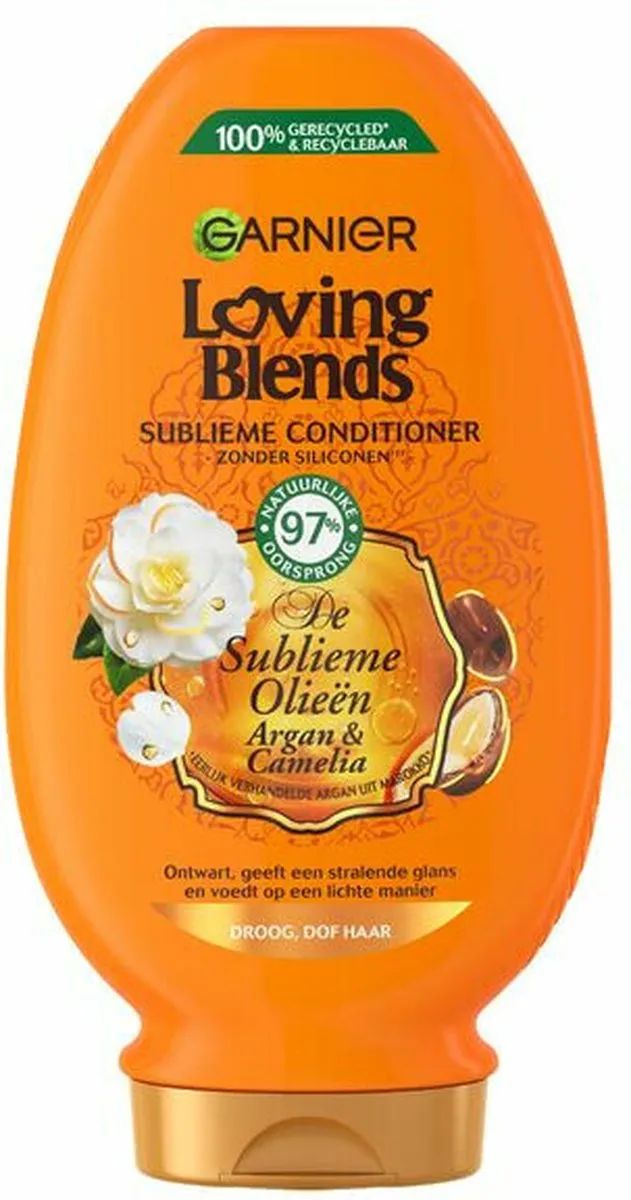 Garnier Loving Blends Argan & Cameliaolie Shampoo & Conditioner Duo - 5 Stuks