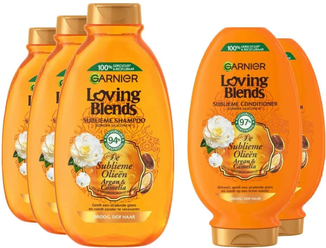 Garnier Loving Blends Argan & Cameliaolie Shampoo & Conditioner Duo