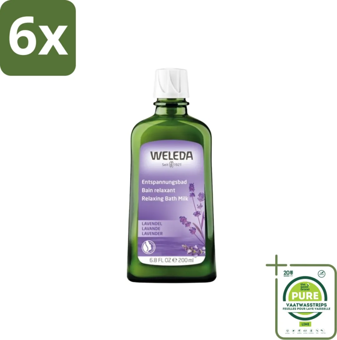 Weleda Lavendel Ontspanningsbadmelk 200ml