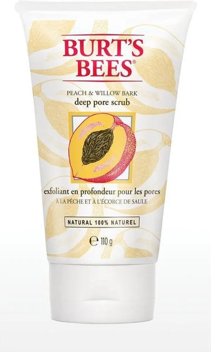 Burt's Bees Peach & Willowbark Deep Pore Scrub 110g