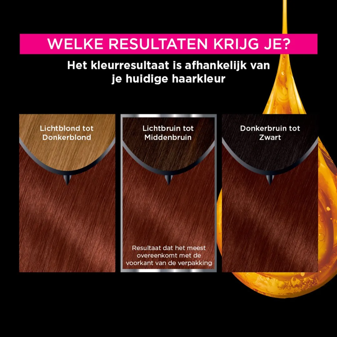 Garnier Olia Permanent Haarkleuring Mahonie Lichtbruin 5.5