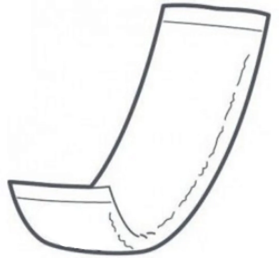 AMD Pad Rechthoekig - 14x54cm - 80 Stuks
