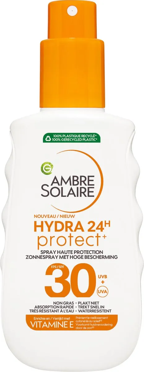 Garnier Ambre Solaire Hydra 24H Protect Zonnebrandspray SPF30 150ml