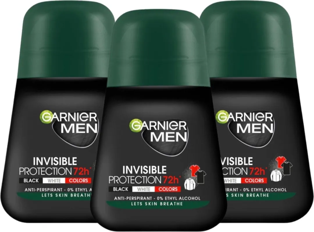 Garnier Men Deodorant Roller Invisible Protection 150ml