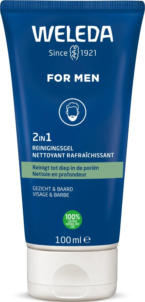 Weleda Men 2-in-1 Reinigingsgel Rozemarijn 100ml