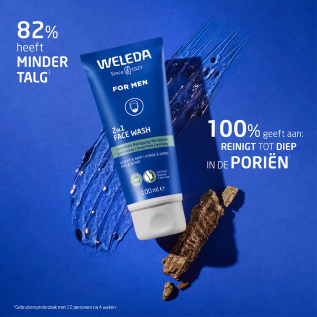 Weleda Men 2-in-1 Reinigingsgel Rozemarijn 100ml - afbeelding 6 van 6