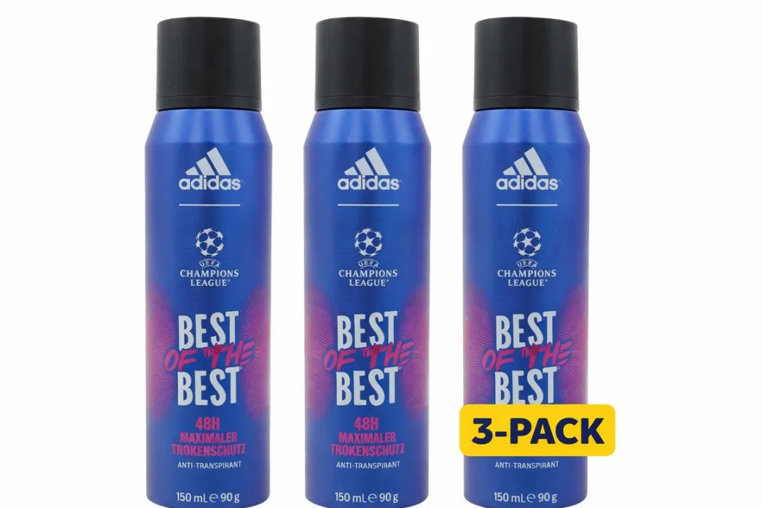 adidas Champions League Deospray 3x150ml