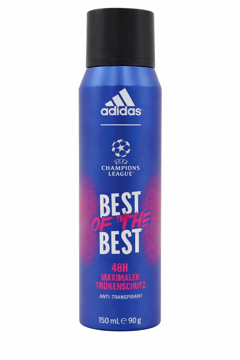 adidas Champions League Deospray 3x150ml - 48u Bescherming