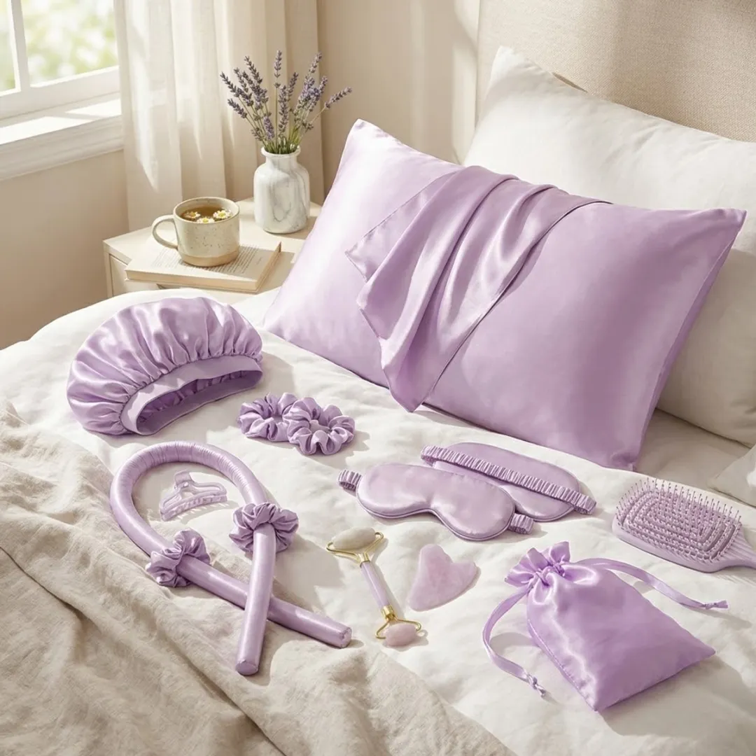 NuveX Paarse Haarborstel & Accessoires Set 13 Stuks
