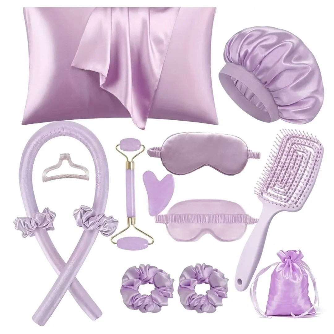 NuveX Paarse Haarborstel & Accessoires Set 13 Stuks