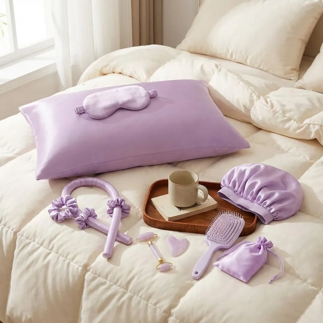 NuveX Paarse Haarborstel & Accessoires Set 13 Stuks