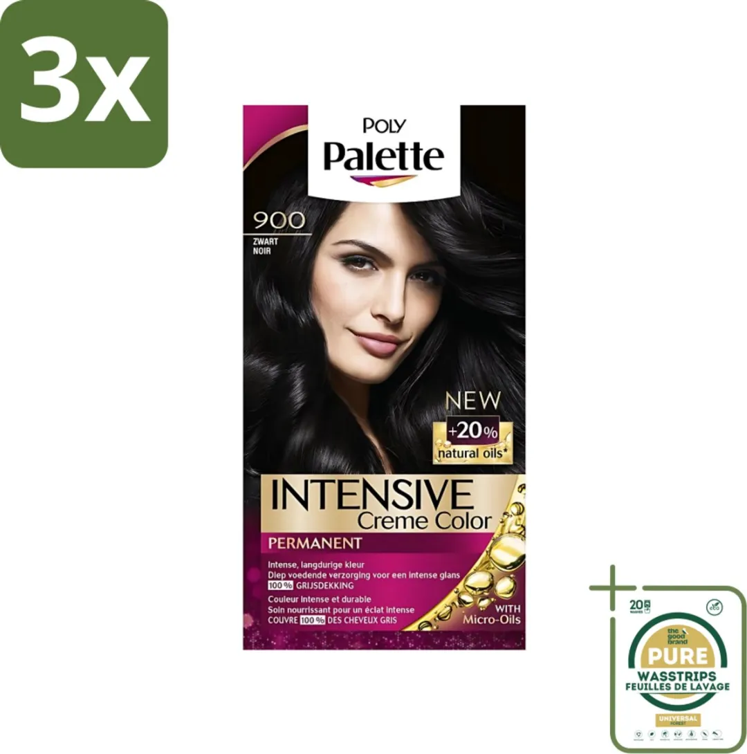 Schwarzkopf Poly Palette Haarverf Zwart 900