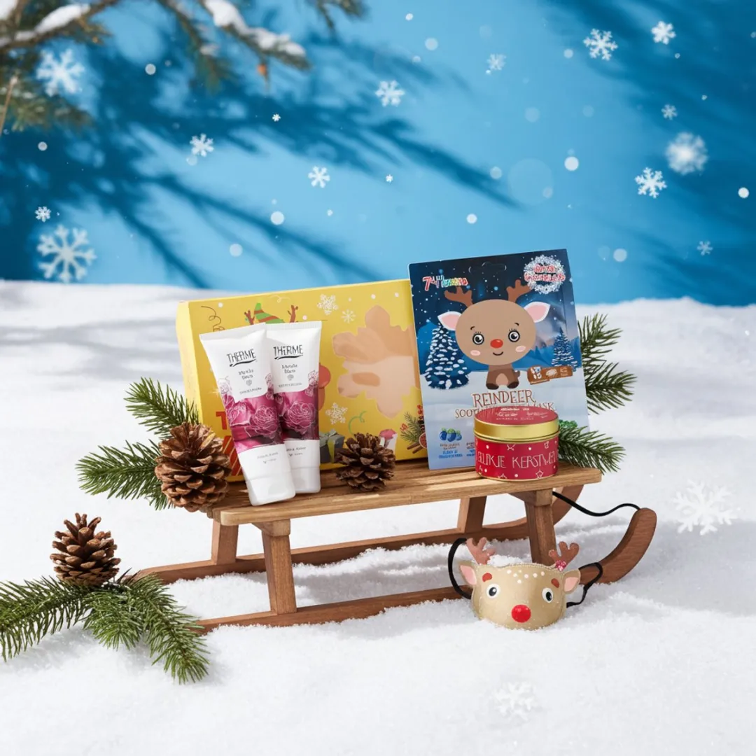 Therme Kerstset Mystic Rose - 5-delig - Douchegel, Handcrème, Masker & Kaars