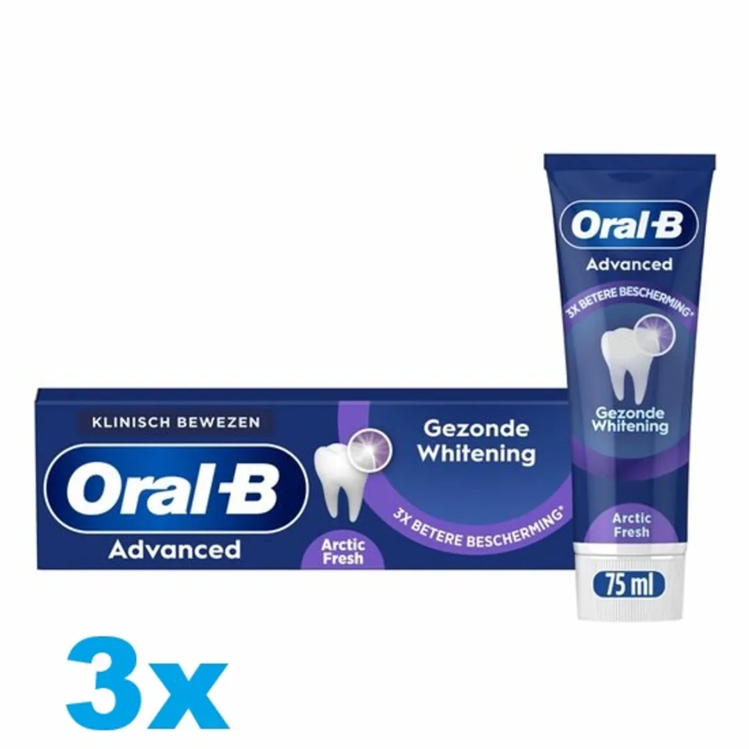 Oral-B Professional Gezonde Whitening Tandpasta 225ml - 3 Stuks