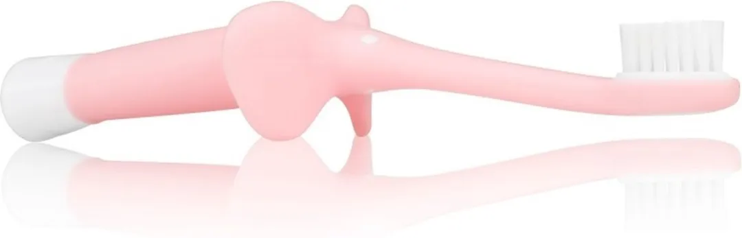 Dr. Brown's Baby's Tandenborstel - Olifant - Roze