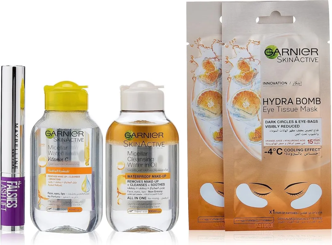 Garnier Prep & Glam Eye Kit - 200ml - 5 Stuks