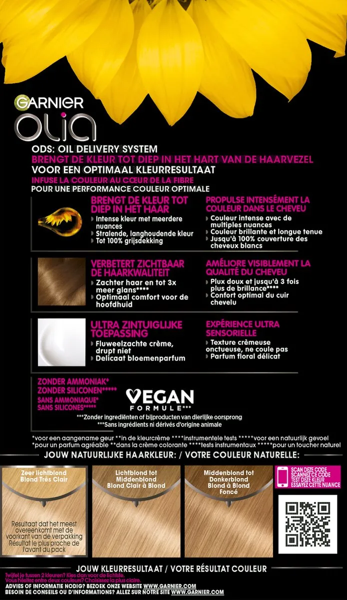 Garnier Olia Haarkleuring 9 Zeer Lichtblond 986ml