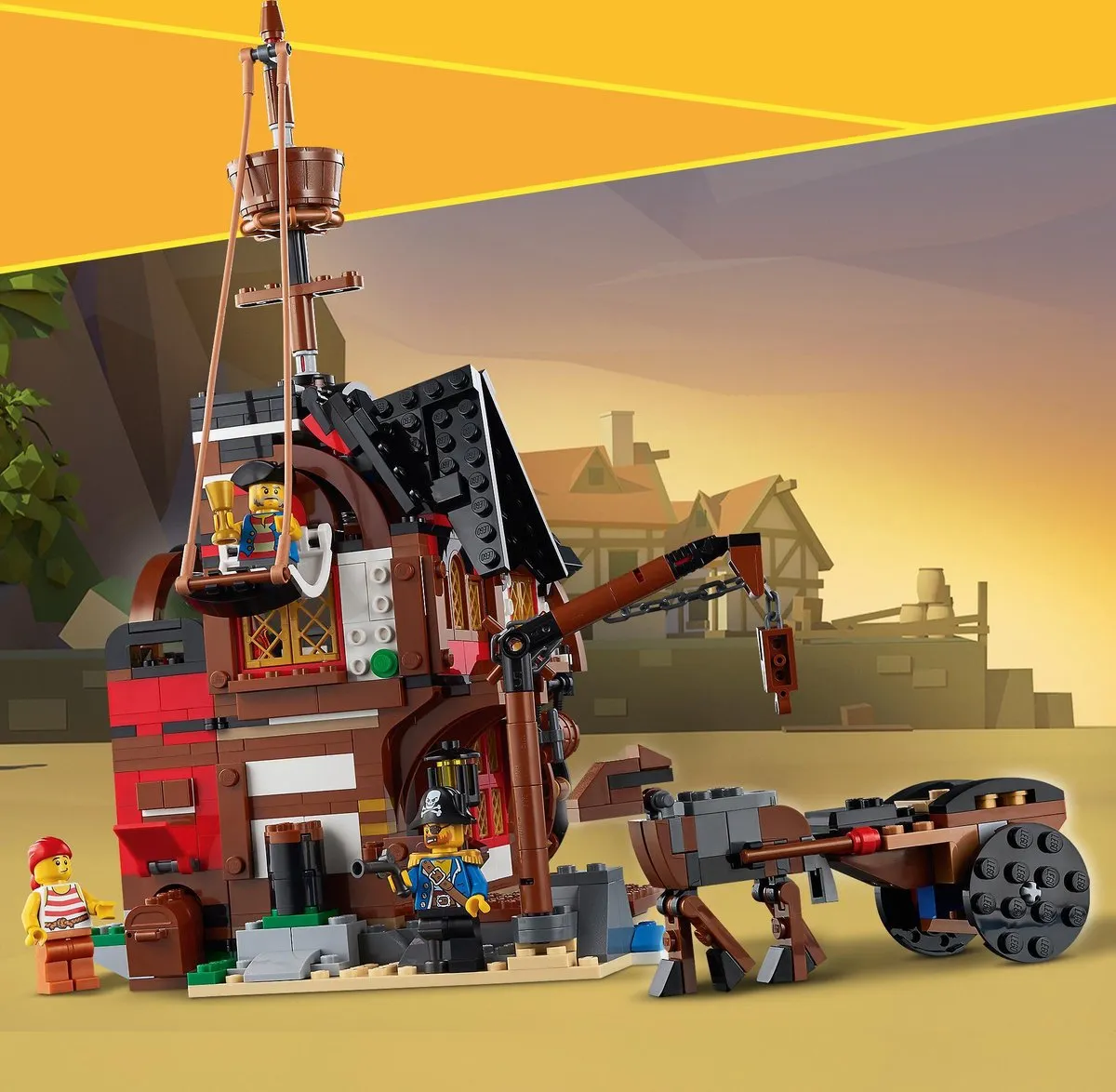 LEGO Creator Piratenschip 31109 - 1264 Stukken