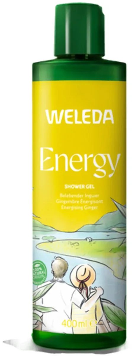 Weleda Energy Douchegel Gember Citronella Cederhout 400ml