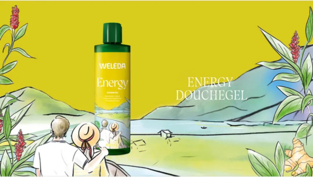 Weleda Energy Douchegel Gember Citronella Cederhout 400ml