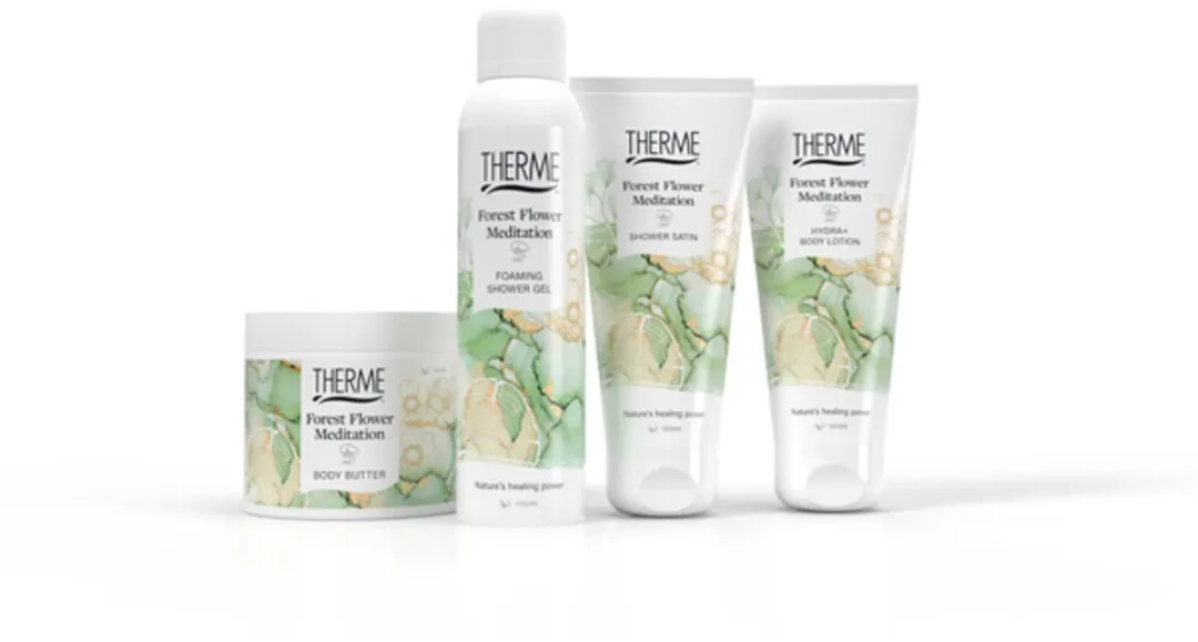 Therme Foaming Shower Gel Forest Flower Meditation - 6x200ml