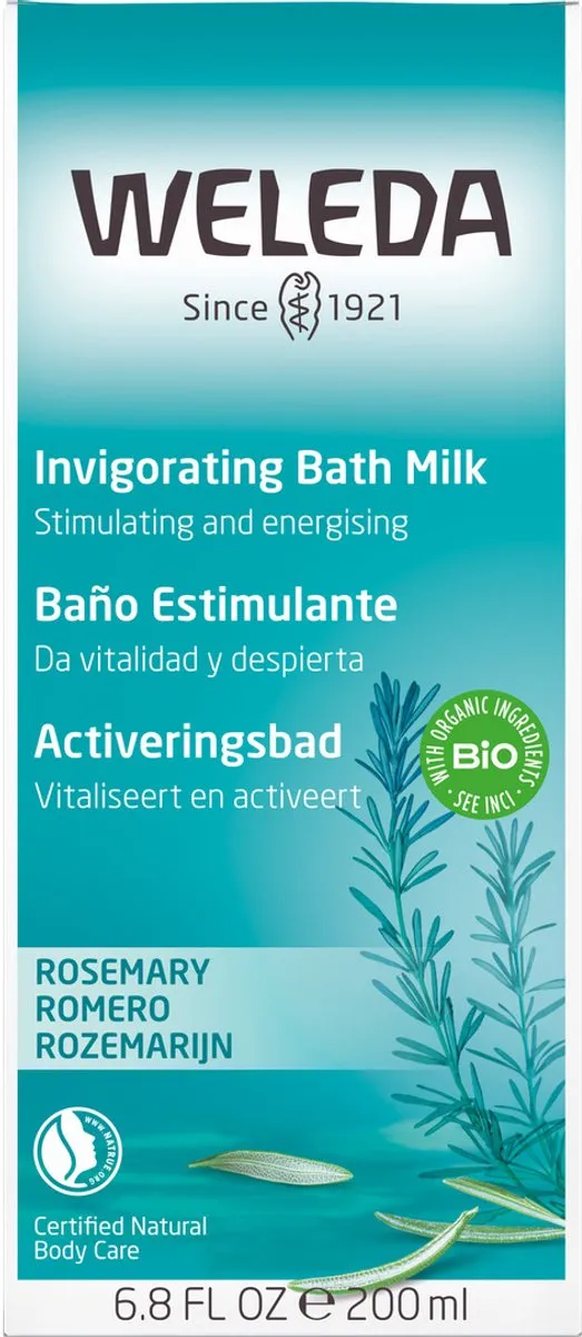 Weleda Rozemarijn Activeringsbadmelk 200ml - afbeelding 6 van 6