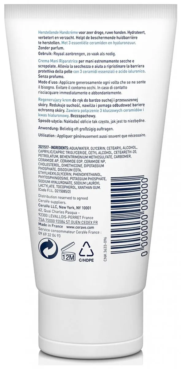 CeraVe Herstellende Handcrème 50ml