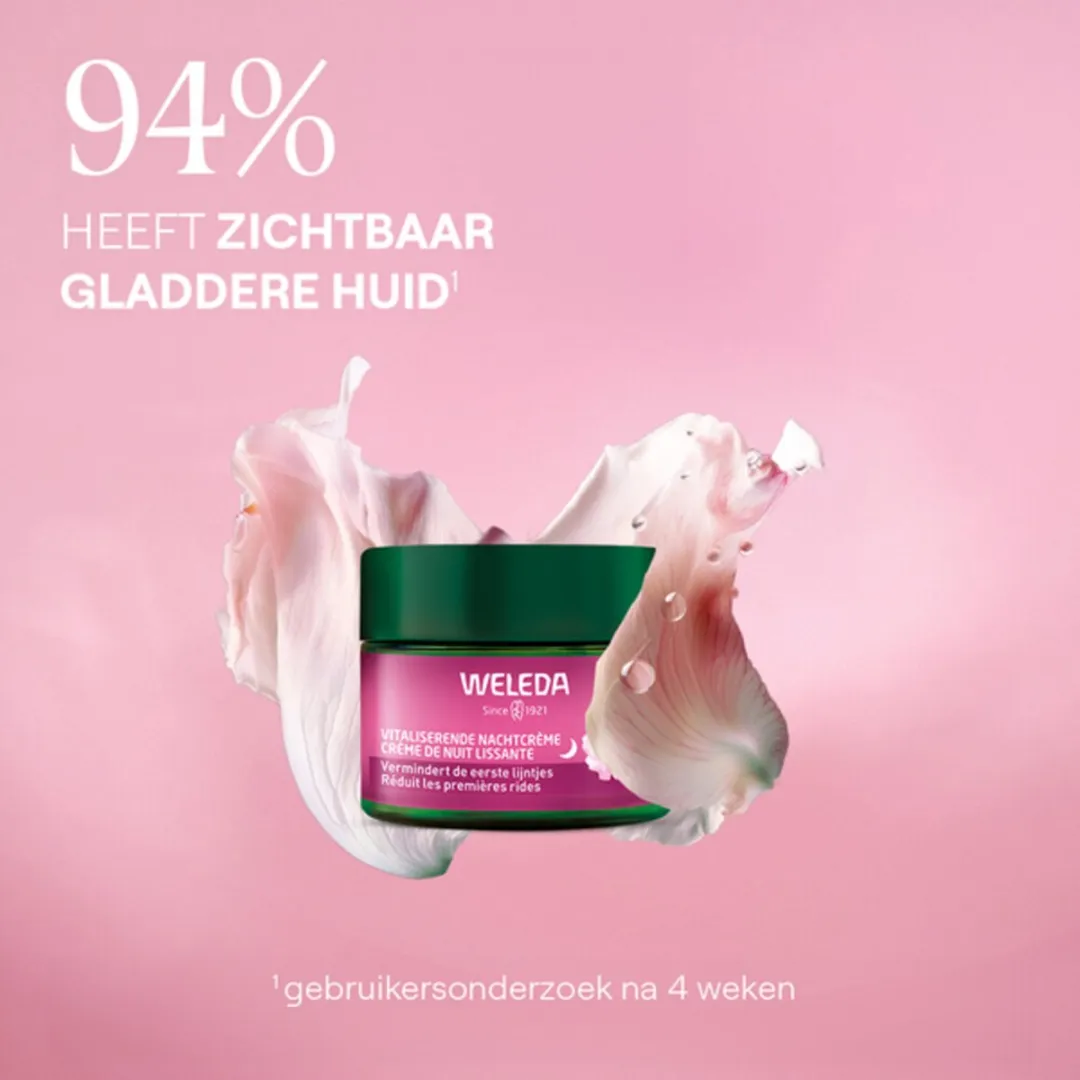 Weleda Wilde Rozen & Witte Thee Nachtcrème 3x40ml