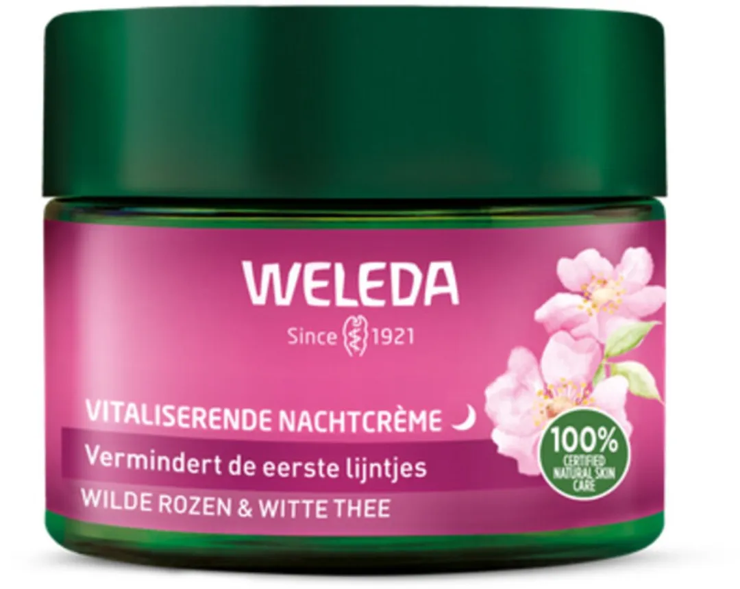 Weleda Wilde Rozen & Witte Thee Nachtcrème 3x40ml