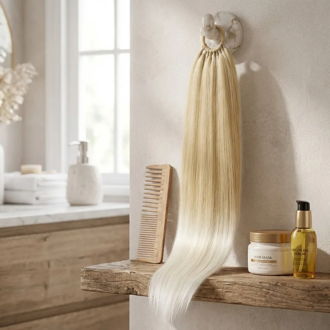 NuveX Synthetische Paardenstaart Extensie - Blond - 1 Stuk