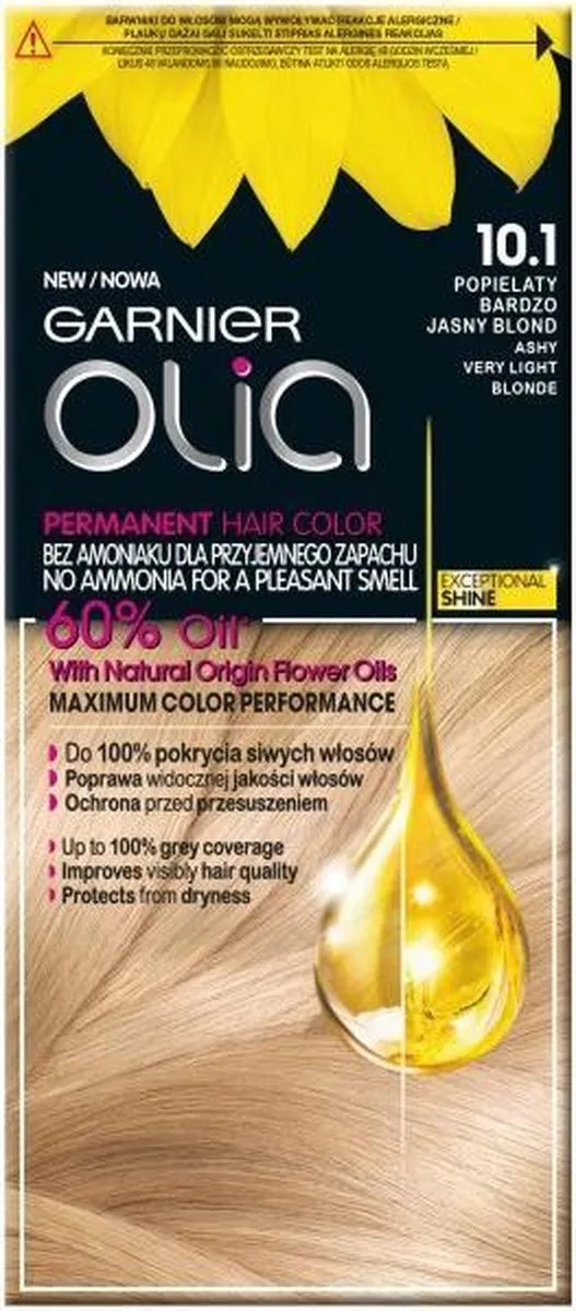 Garnier Olia Hair Dye 10.1 Ashes Very Bright Blond - 200ml